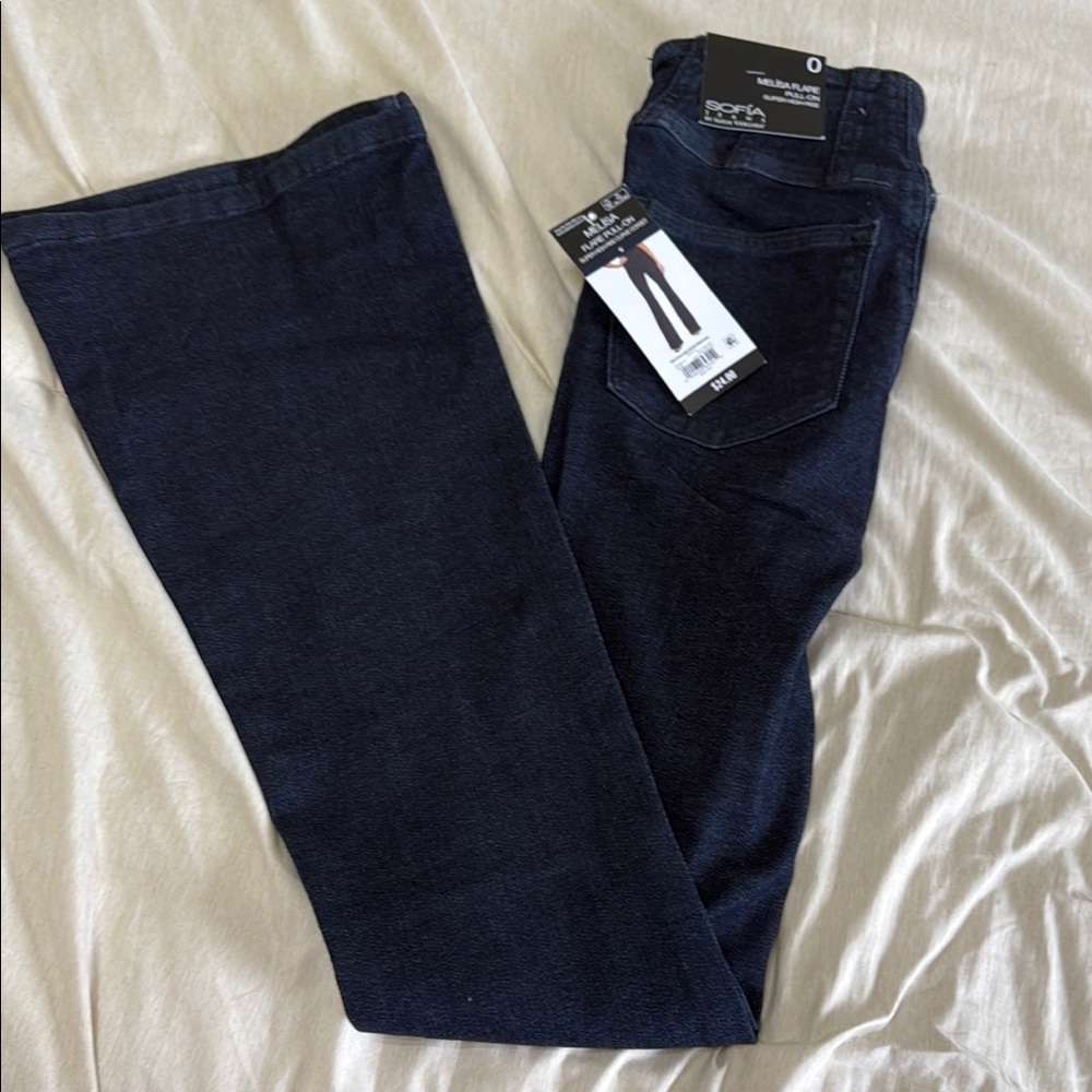 Sofia by Sofia Vergara Blue Straight Pants